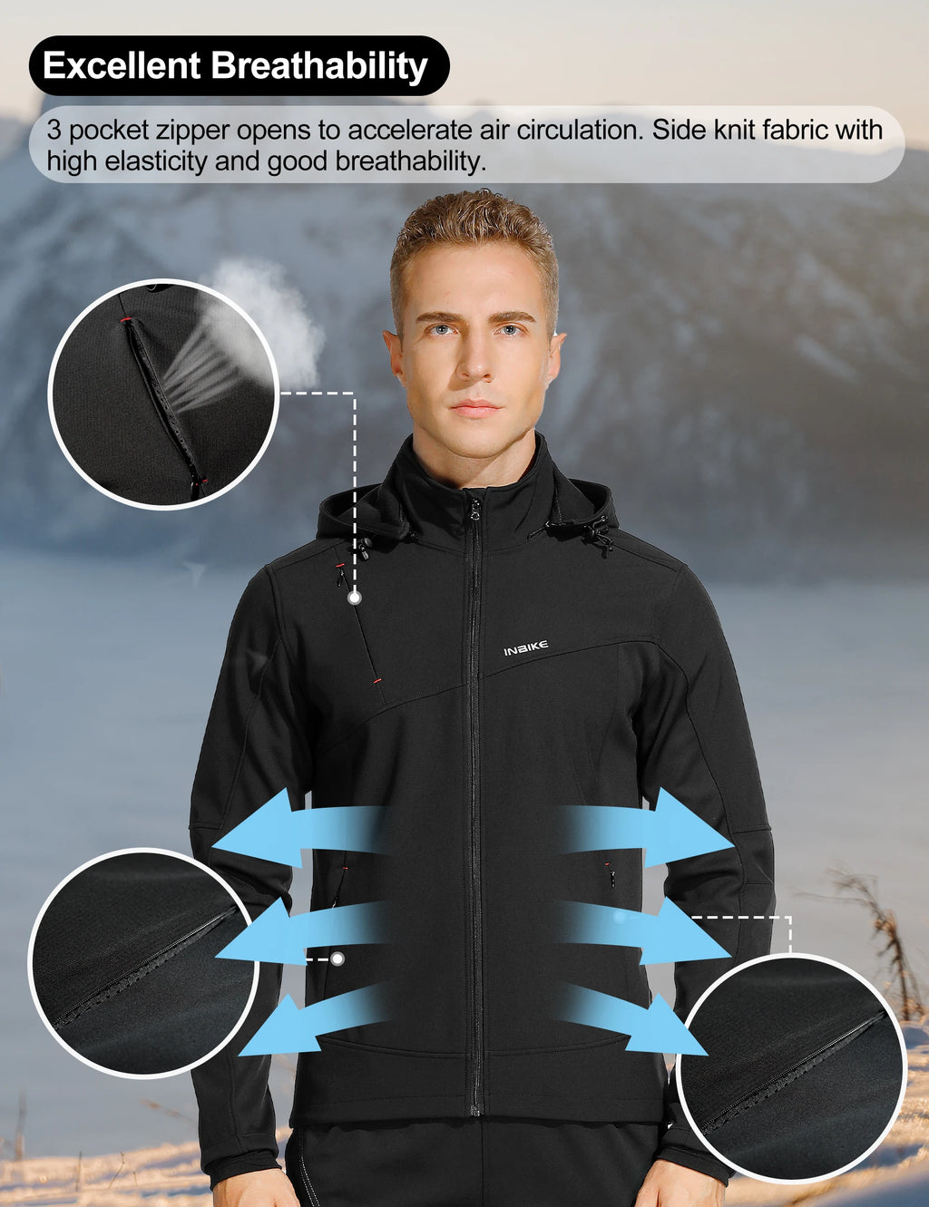 Giacca ciclismo uomo INBIKE 7105