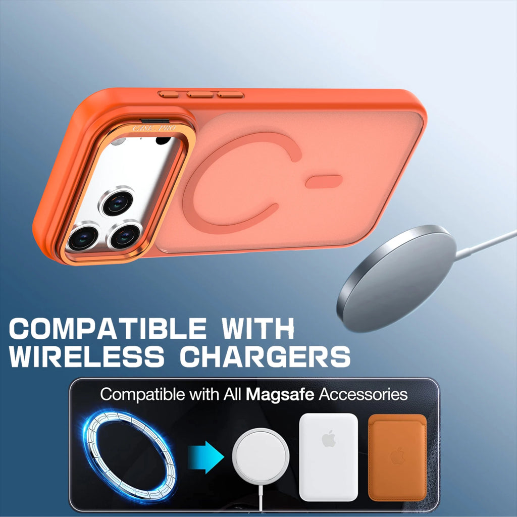 Transparency Magnetic Phone Case For iPhone 18 Pro/18 Pro Max Camera Lens Claer Holder Protection Cover