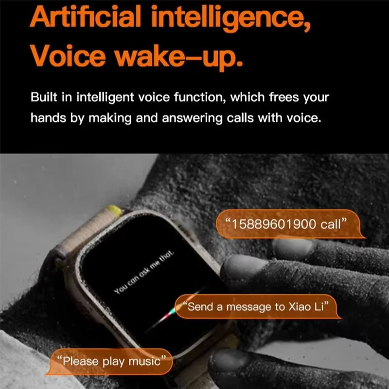 New Smartwatch Men Women 49mm Series 8 2.19"AMOLED Screen NFC Compass Waterproof IWO Ultra 2 Smart Watches 2026 For Android IOS