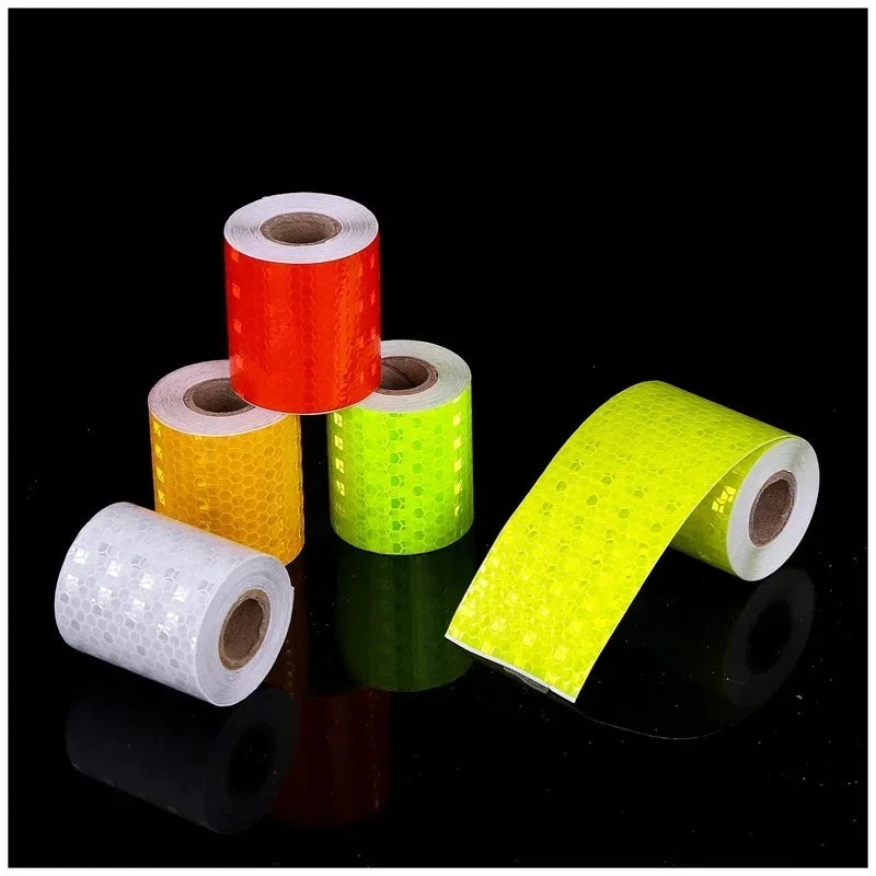 6 Colors Reflective Strip 5cm X 3m Reflective Car Sticker Tape Car Truck Trailer Safety Accessories