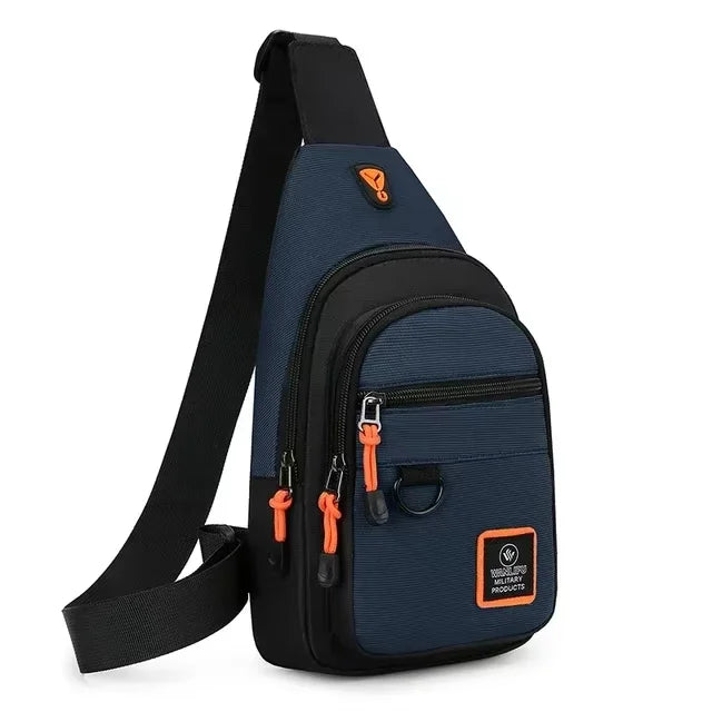 Multi-Compartment Crossbody Sling Bag