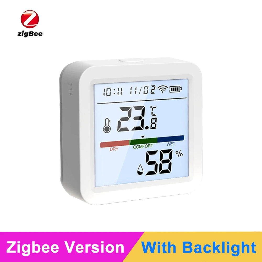 Sensore Zigbee di temperatura e umidità Tuya