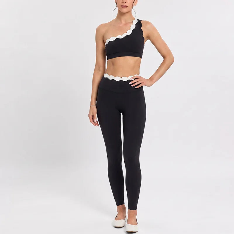 Ensemble yoga femme, 2 pièces, haut et legging
