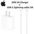 20W USB-C Power Adapter Original Fast Charger for iPhone 17/16/15 Mini pro Max Type C with Apple Cable Compatible with iPhone 14