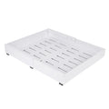 Ausziehbarer Schrankorganizer aus Karbonstahl, verstellbares Ausziehregal mit 31–51 cm Breite, platzsparender Regaleinsatz für Küchenschränke, Speisekammer und Badezimmer