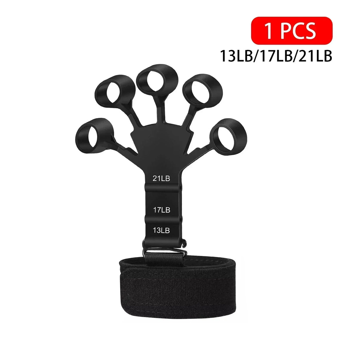 Silicone Finger Strengthener Set with Wrist Strap