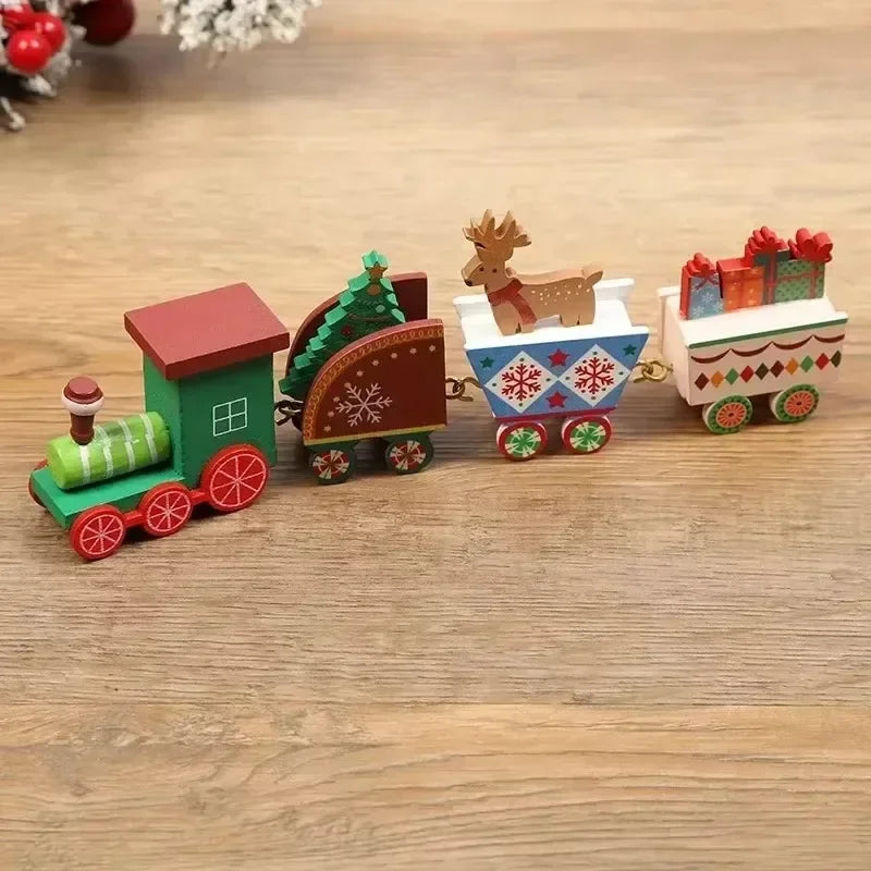 Christmas Train Merry Christmas Home Decorations Christmas Ornaments Xmas Navidad Noel Gifts Happy New Year 2025 Gifts