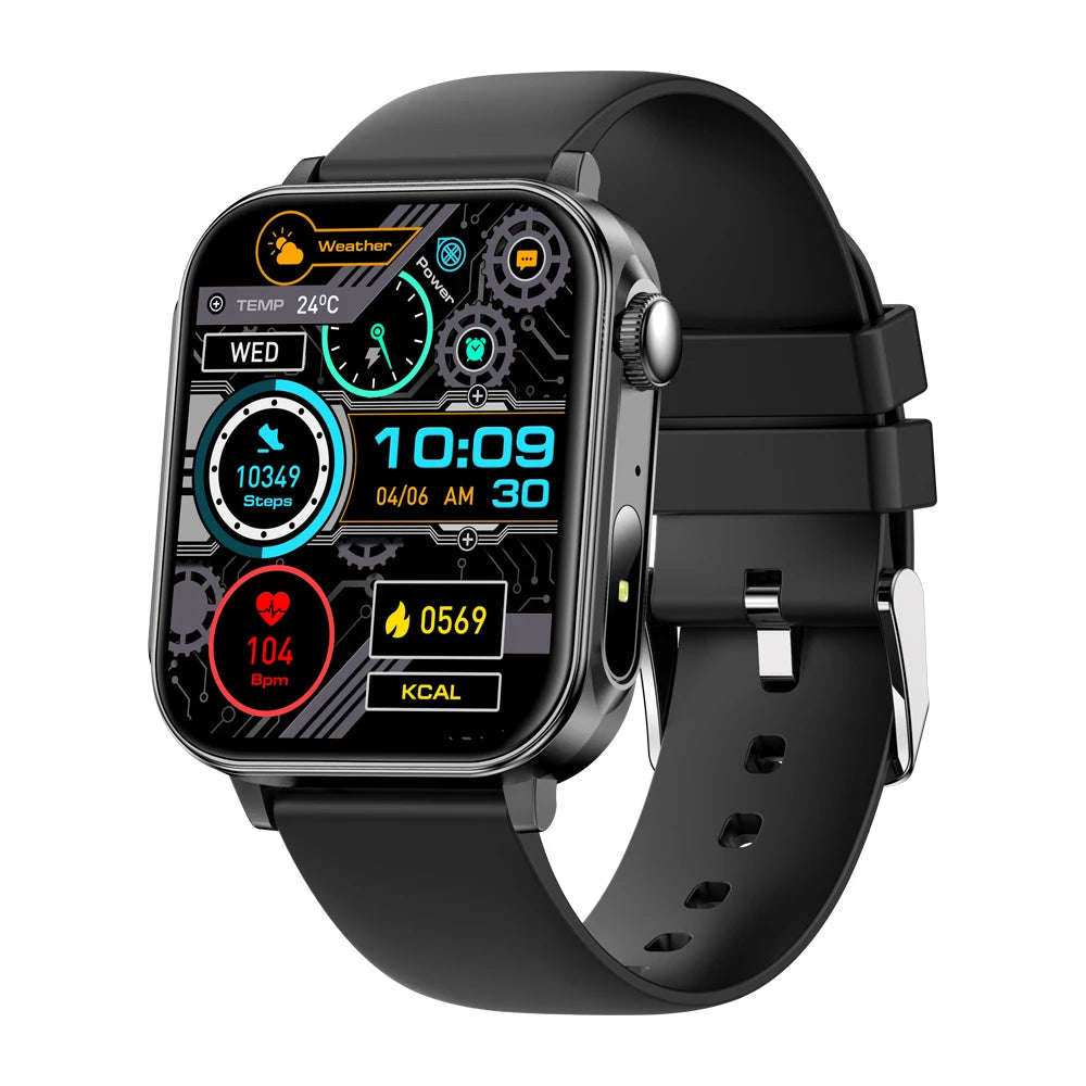 COLMI P80 Type-c Smartwatch Men Women Health Manager Bluetooth Call IP67 Waterproof Flashlight Smart Watch For Xiaomi iOS Phone