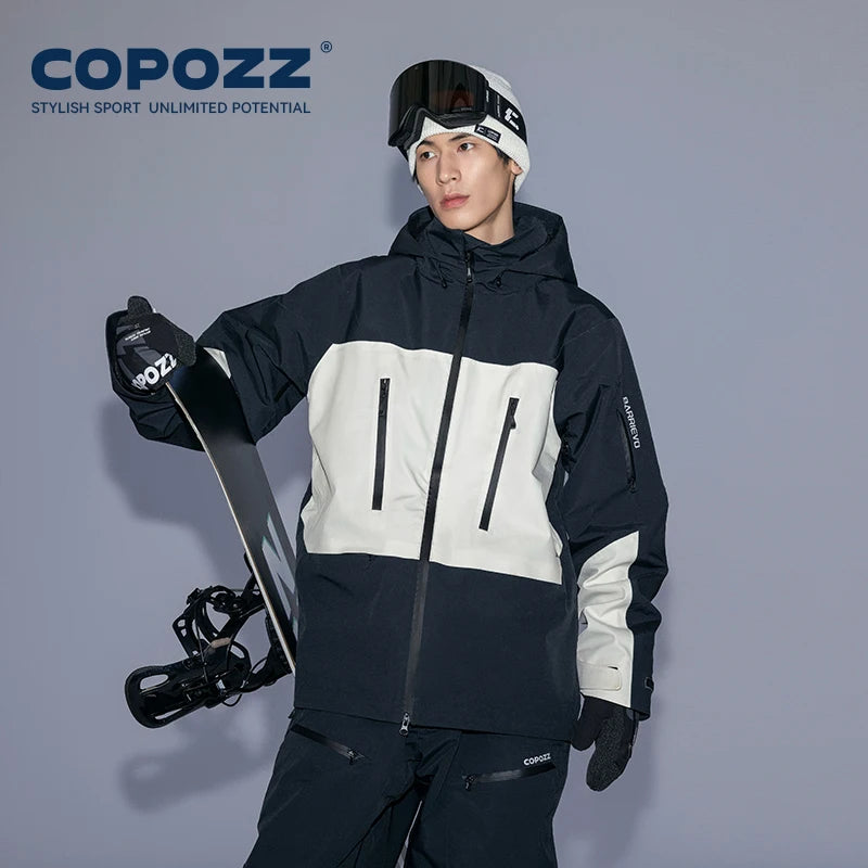 Giacca da sci COPOZZ 24304 con cappuccio