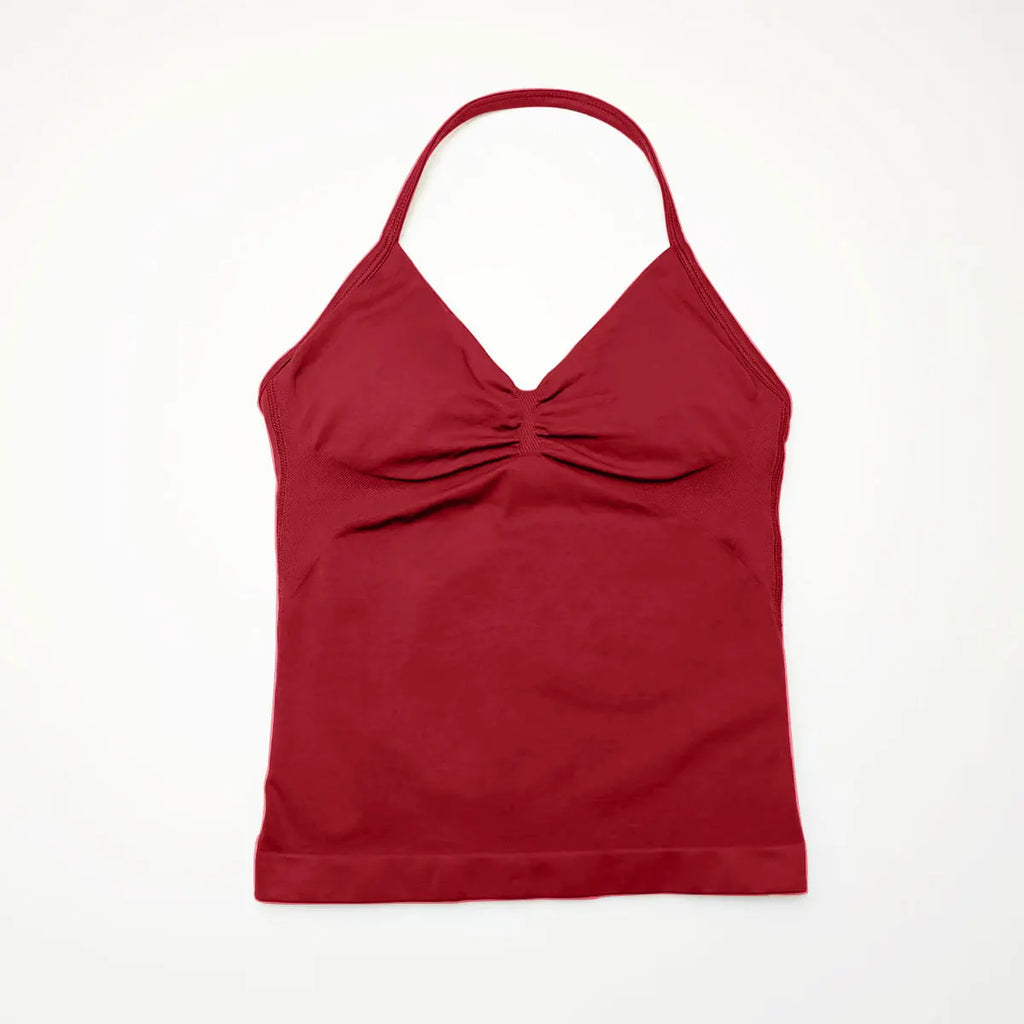 Women’s Seamless Strappy Longline Yoga Top