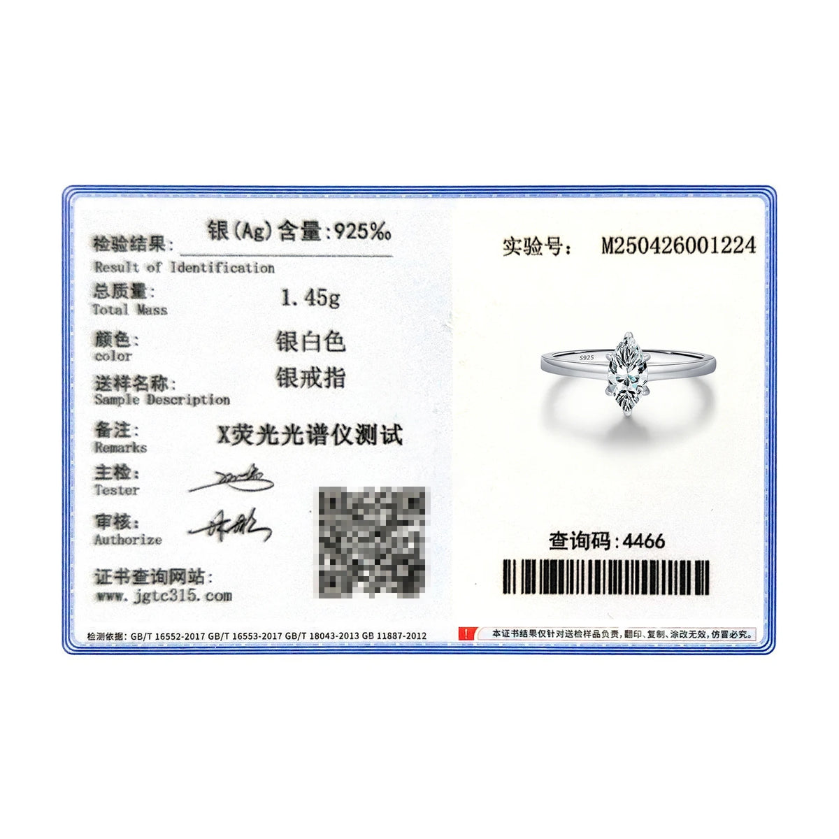 Anillo MODIAN D Color con moissanita romboidal talla marquesa, plata de ley 925, lujo, para mujer, boda, joyería fina y regalos