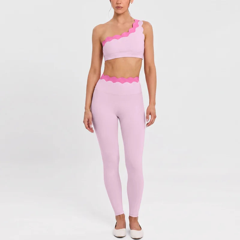 Ensemble yoga femme, 2 pièces, haut et legging