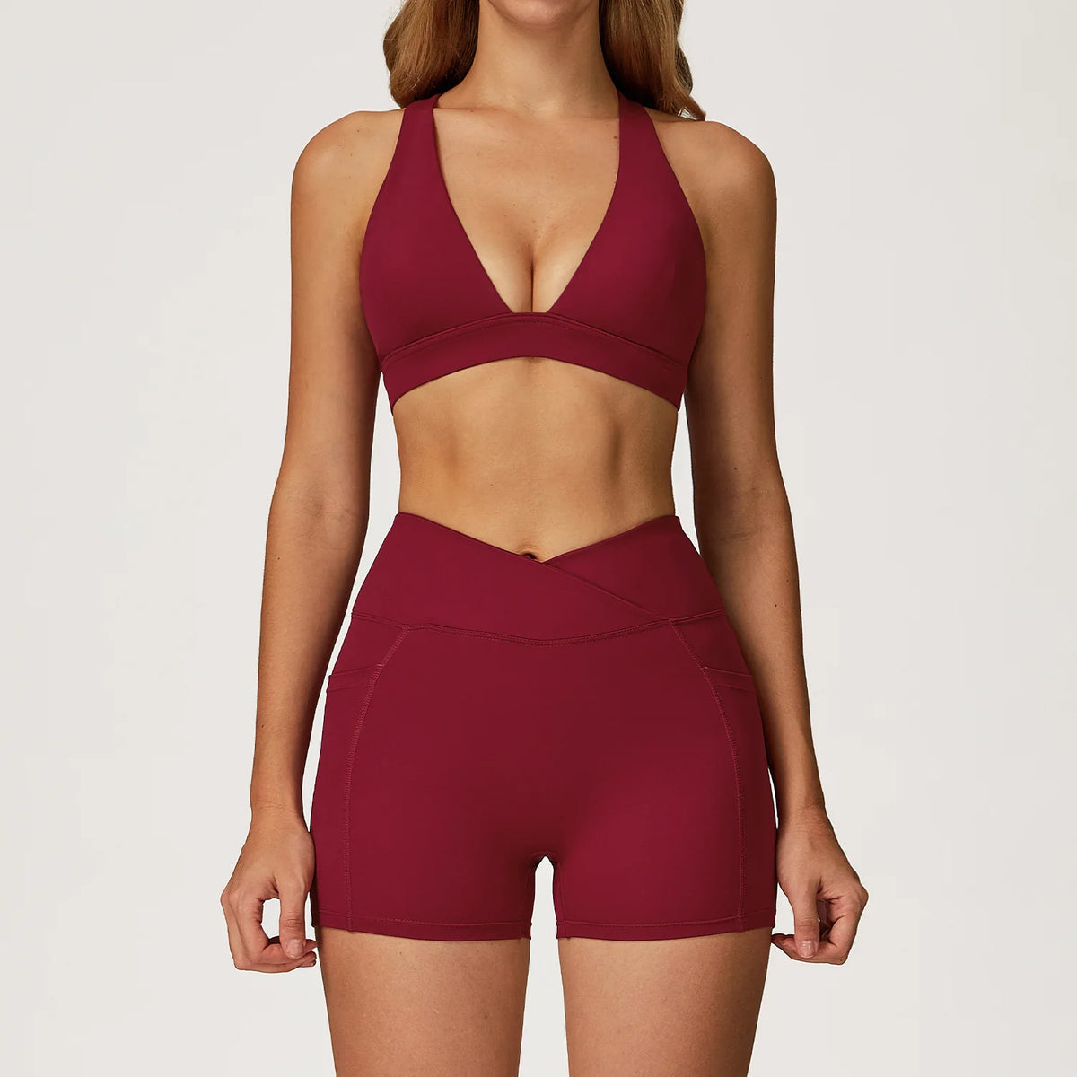 Ensemble yoga femme, 2 pièces, haut et legging