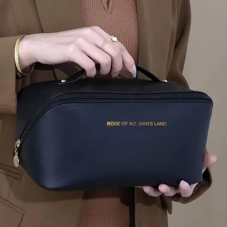Kosmetik-Organizer für Damen, Kosmetiktasche, Kosmetik-Aufbewahrungstasche, luxuriöse Damenbox, Kosmetiktasche, Reise-Organizer mit Reißverschluss