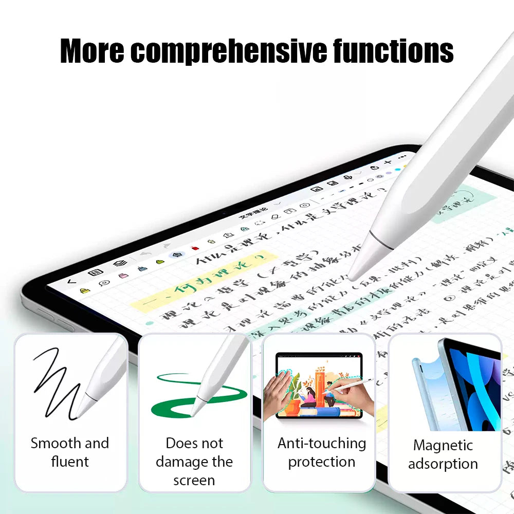 For Apple Pencil 2 Palm Rejection Power Display iPad Accessories iPad A16 Air 11 5 4 Pro11th 13 12.9 M2 M3 M4 Mini 7  Stylus Pen