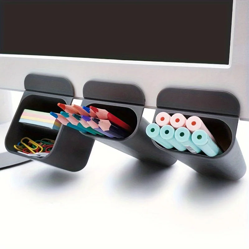 Clip-On Desk Pen Holder, 1- or 2-Piece Set