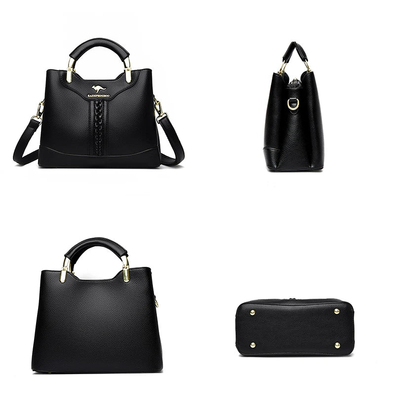 New Luxury Handbags Women designer Soft PU Leather Crossbody Bags For Women 2026 Hight Quality Shoulder Tote Handbags Sac A Main