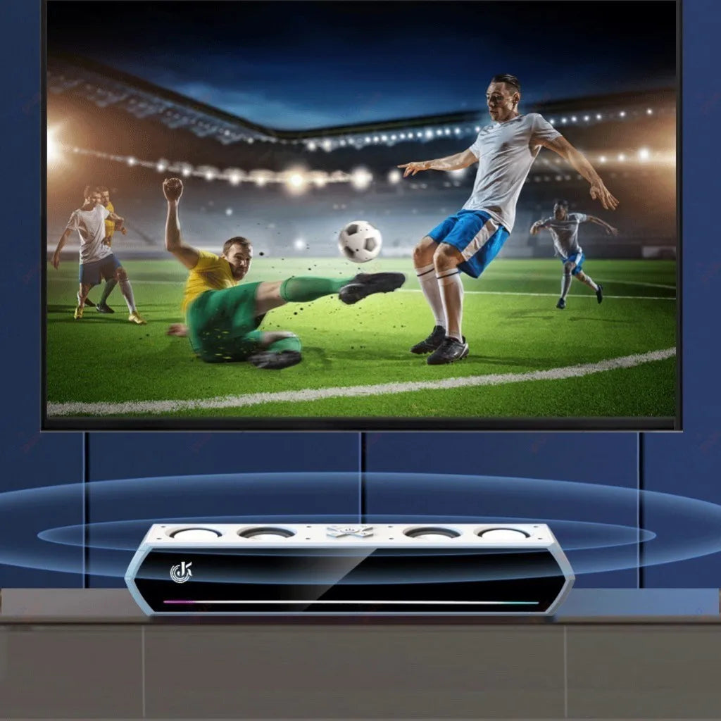 Altavoz para TV con Bluetooth de 30 W y 4 altavoces, ideal para PC, portátil, ordenador y juegos