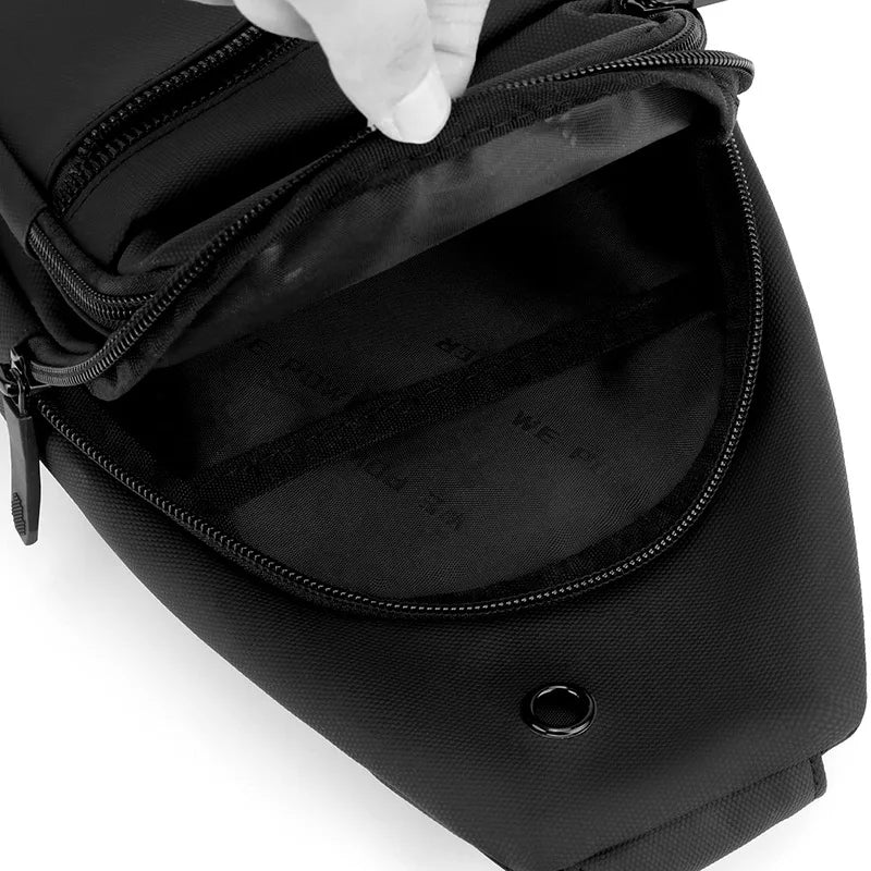Nylon Men’s Chest Bag for Hiking and Daily Use