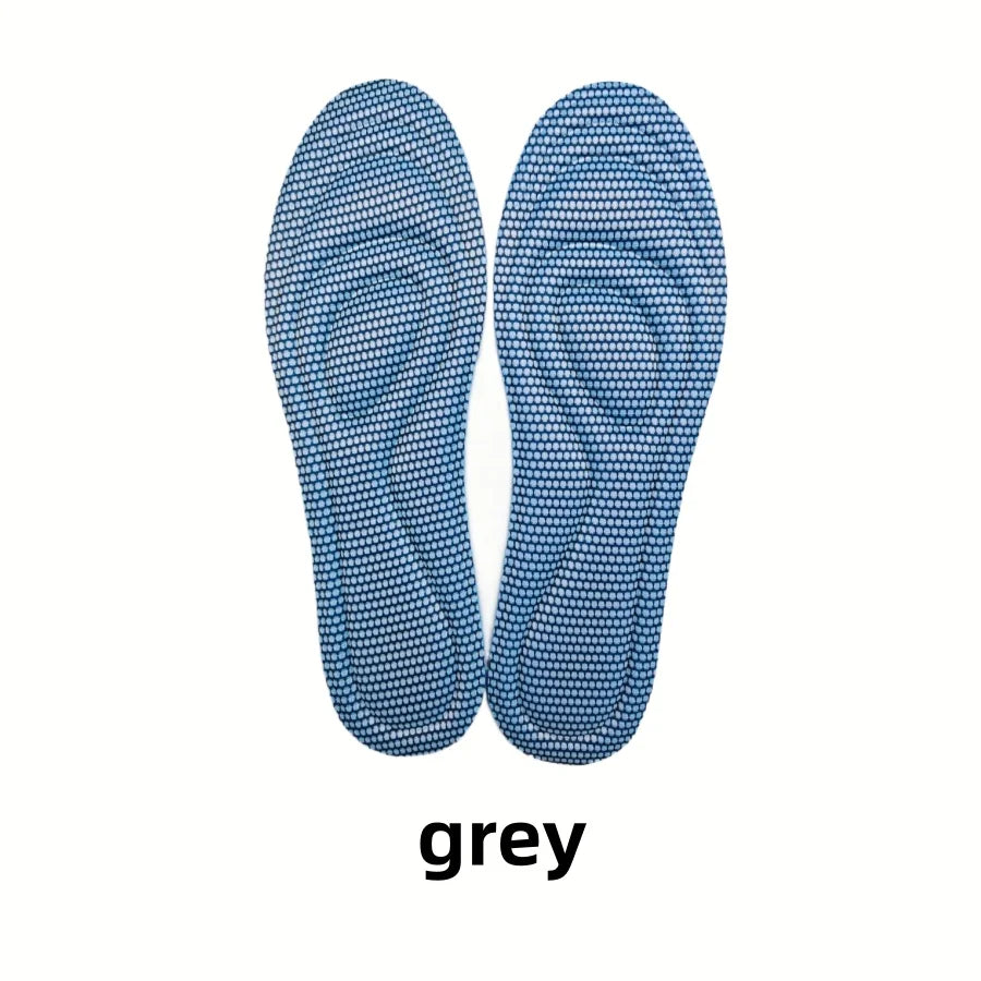 4 Stück Einweg-Einlegesohlen aus Memory-Schaum für Schuhe, antibakteriell, geruchsneutralisierend und schweißabsorbierend, Einlagen für Sport- und Laufschuhe