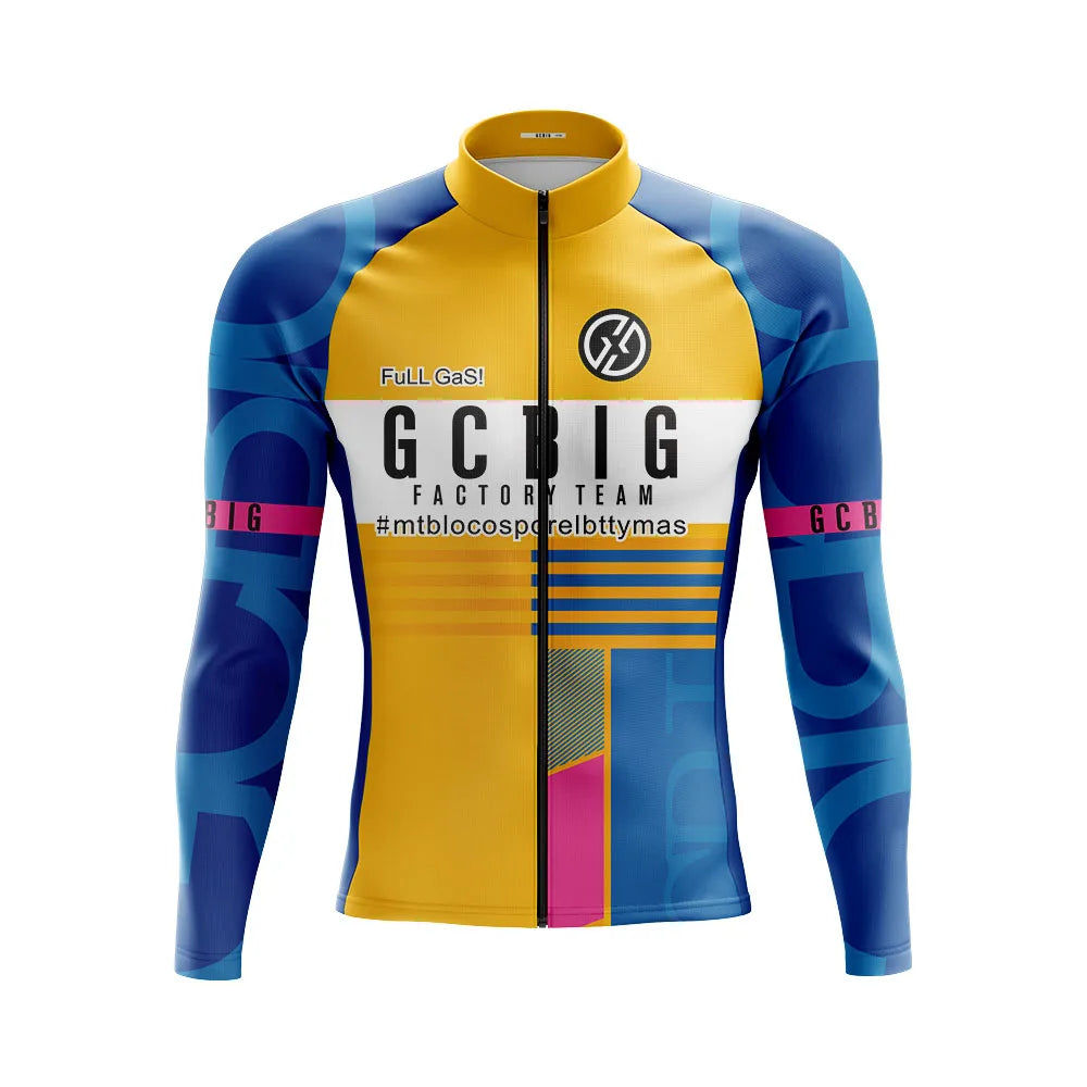 Giacca ciclismo uomo in pile con tre tasche