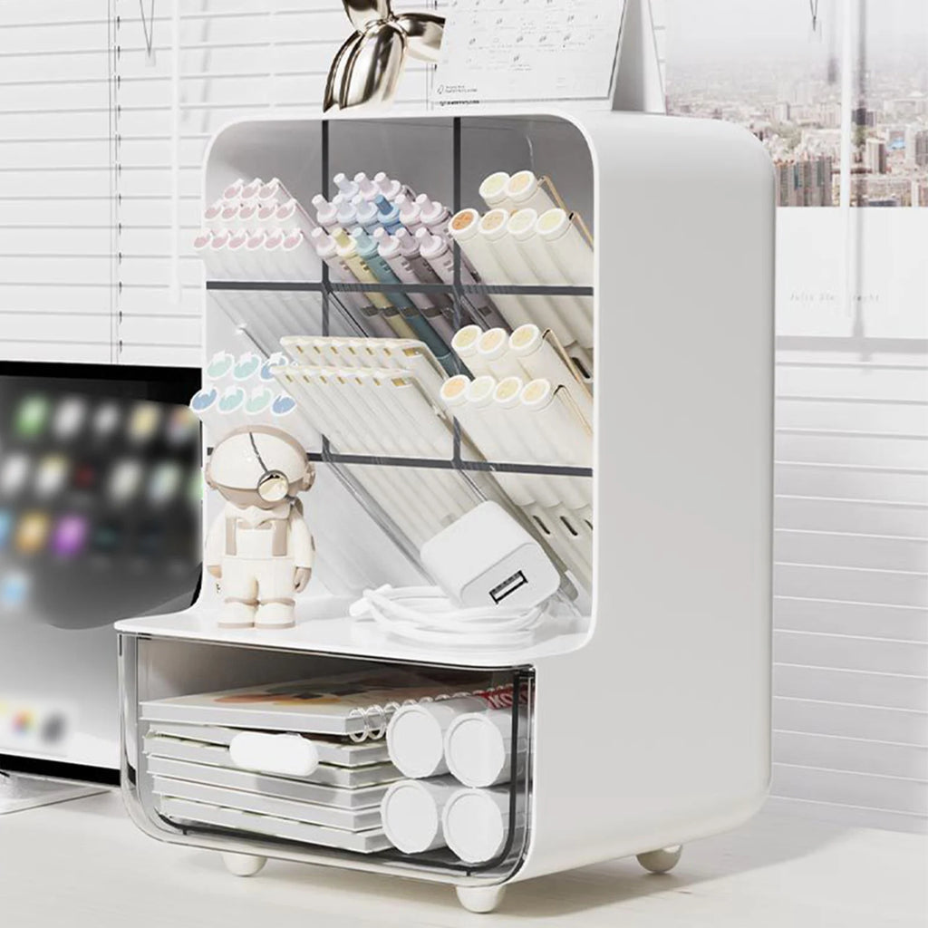 Clear Acrylic Multi-Layer Desk Organizer