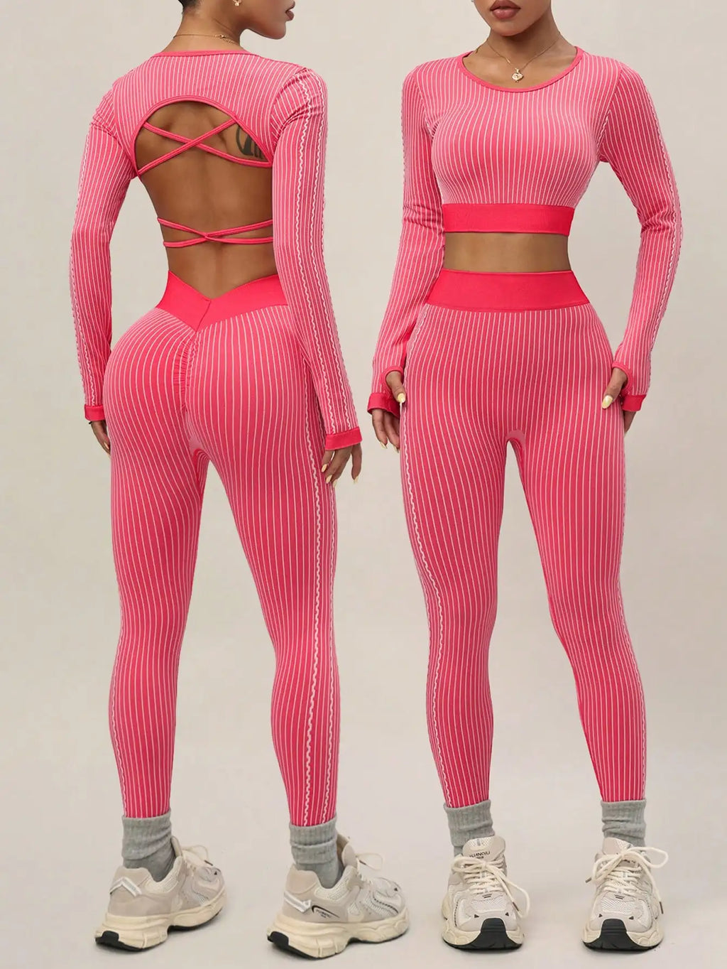 Completo yoga donna a maglia