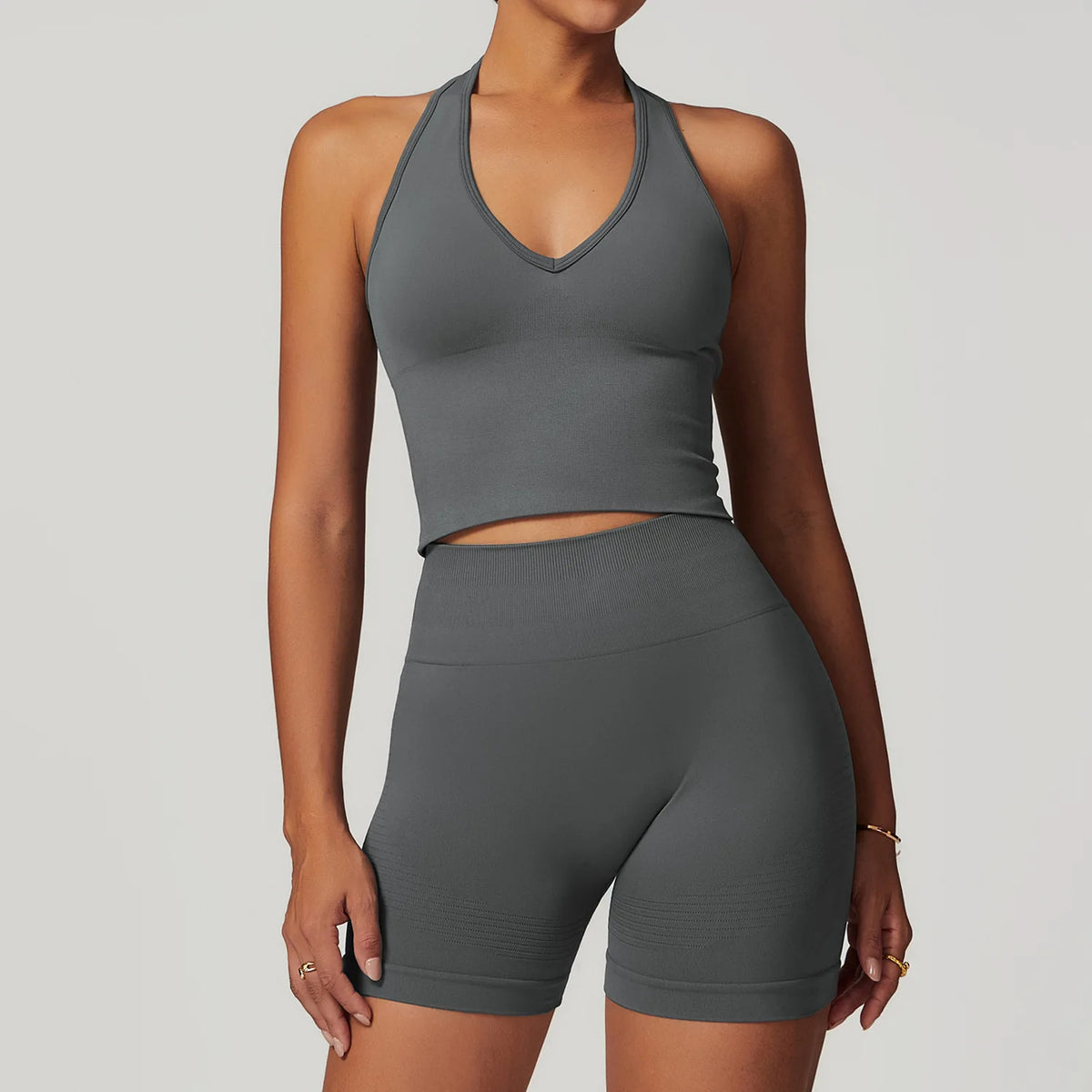 Conjunto de yoga de mujer, top y leggings