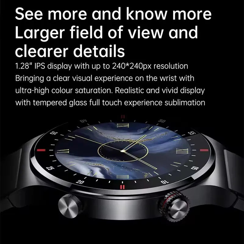 NFC Bluetooth Call Smart Watch Men Full Screen GPS Sports Bracelet Waterproof ECG Health Monitor SmartWatch for IOS Android H10