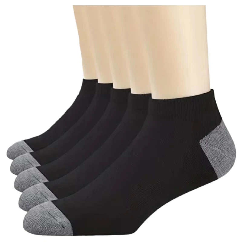 10 Paar atmungsaktive Sportsocken aus Baumwolle für Herren, Bambusfaser, für Herbst und Winter, schweißabsorbierend und geruchshemmend, Business-Socken