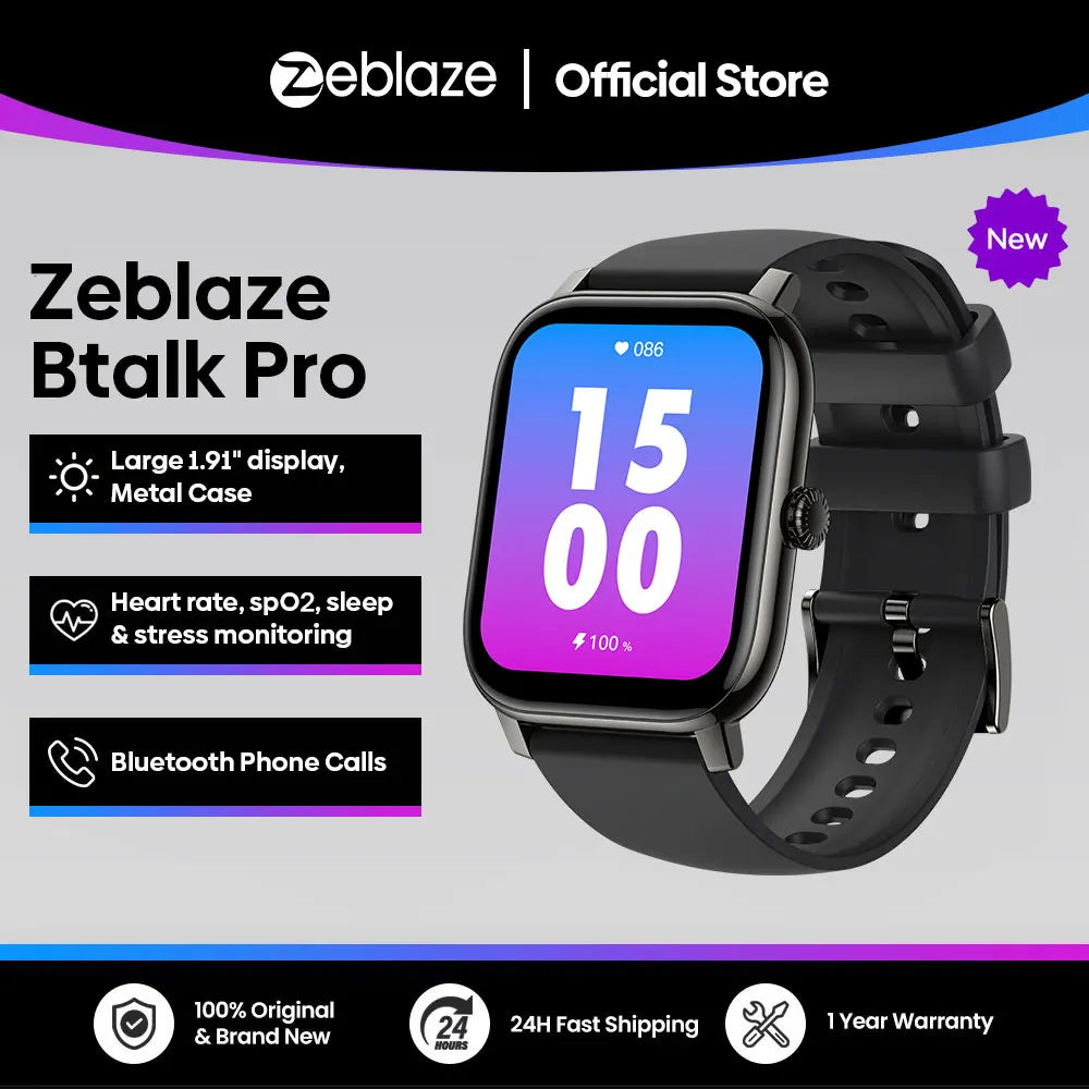 Zeblaze Btalk Pro Bluetooth Calling Smartwatch