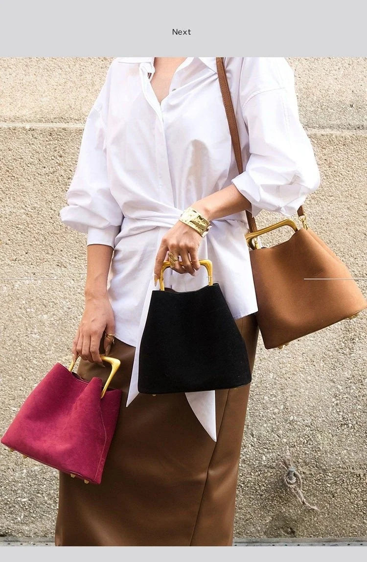 Luxury Women Handbags Velvet Elegant Wedding Party Dress Shoulder Clutch Bag Fashionable Metal Handle Purse Spring Summer New