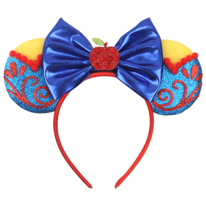 2026 New Style Sequin Ear Headband Sequin Bows Girl Adult Kids Halloween Party Cosplay Hair Accessories Princess Hairband