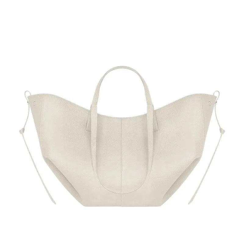 Cgcbag Genuine Leather Brand Luxury Tote Bags Designers Casual Lage Capacity Shoulder Bag For Women Simple Solid Handbags