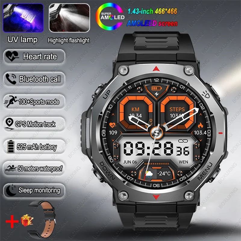 Bluetooth Calling Sports Smartwatch with 5 ATM Rating