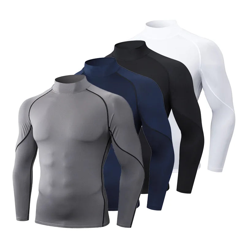 Maglia uomo GENDAWAY a collo alto e maniche lunghe