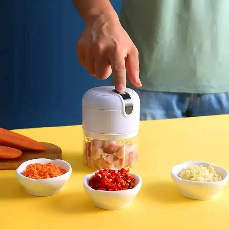 Hachoir à ail multifonction, coupe-légumes, broyeur électrique portable pour le Brésil