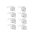 Boîte de rangement pour 2/4/8/10 casquettes de baseball, sans perçage, porte-casquettes portable, support pour casquettes et accessoires, organisateur de casquettes
