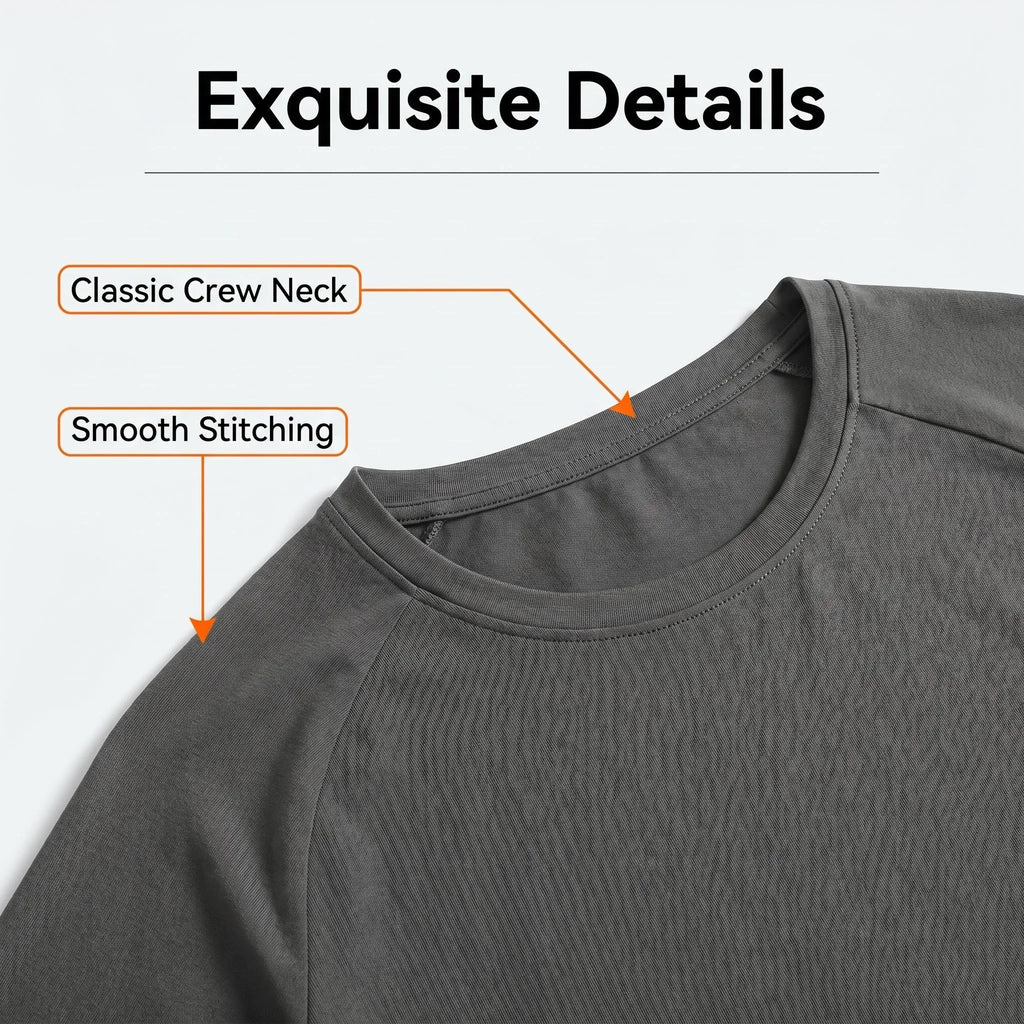 Maglia uomo in cotone a maniche lunghe