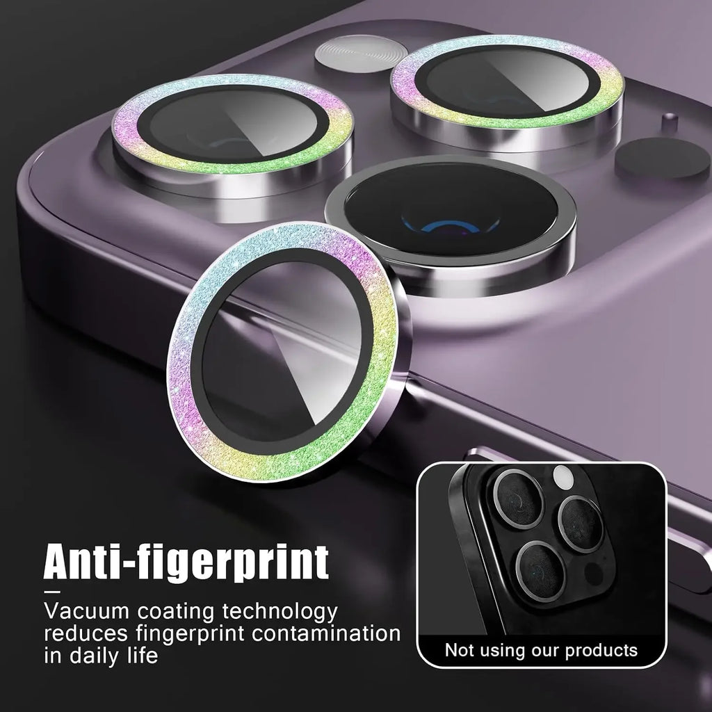 2-3Pcs HD Ultra-Clear 9H Tempered Glass Camera Lens Protector Compatible For IPhone 16 17 18 Pro Max Apple Duo Case Friendly