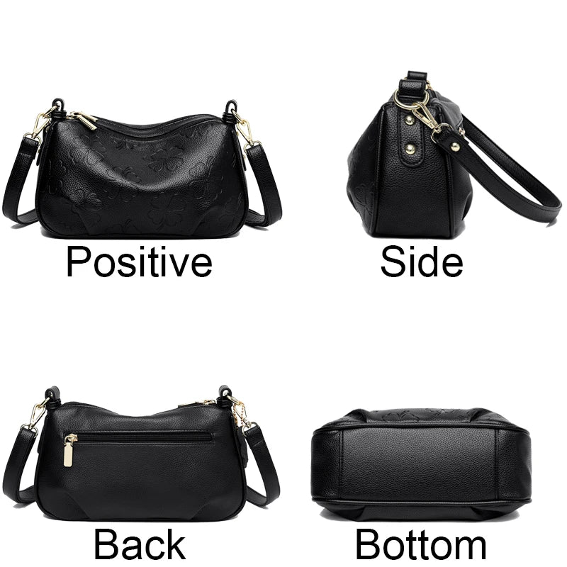 Genuine Brand Sac A Main Soft Leather Shoulder Bags For Women 2026 New Luxury Ladies Crossbody Bag Designer High Quality Handbag