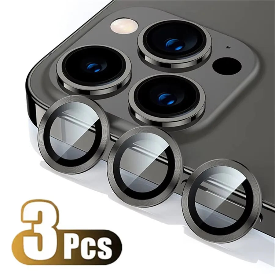 3pcs Camera Lens Protector For iPhone 18 17 16 Pro Max 15 Plus 14 13 Mini 12 11 17Pro 18Pro 16Pro Phone Protection Accessories