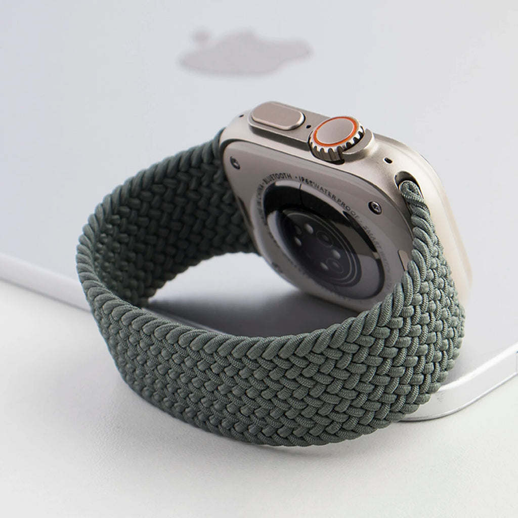 Braided Solo Loop Strap For Apple Watch 11 Bands 46mm 42mm 44mm 40mm 41mm 45mm 49mm Correa iWatch Series 10 9 8 SE 7 6 Ultra 3 2
