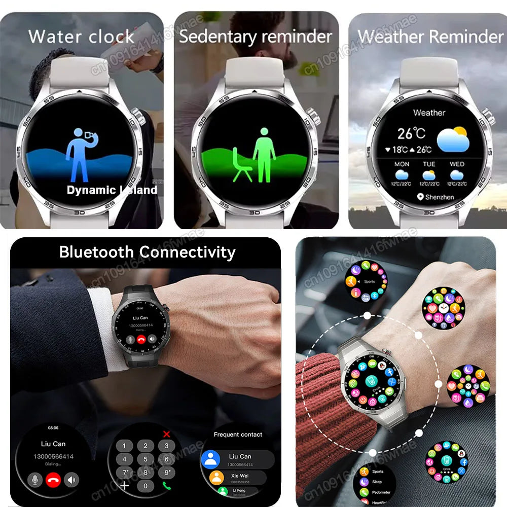 2026 Watch 5 Pro GPS Track Smart Watch Men 360*360 AMOLED Screen NFC BluetoothCall Waterproof Health Monitor Man Smartwatch Ht30