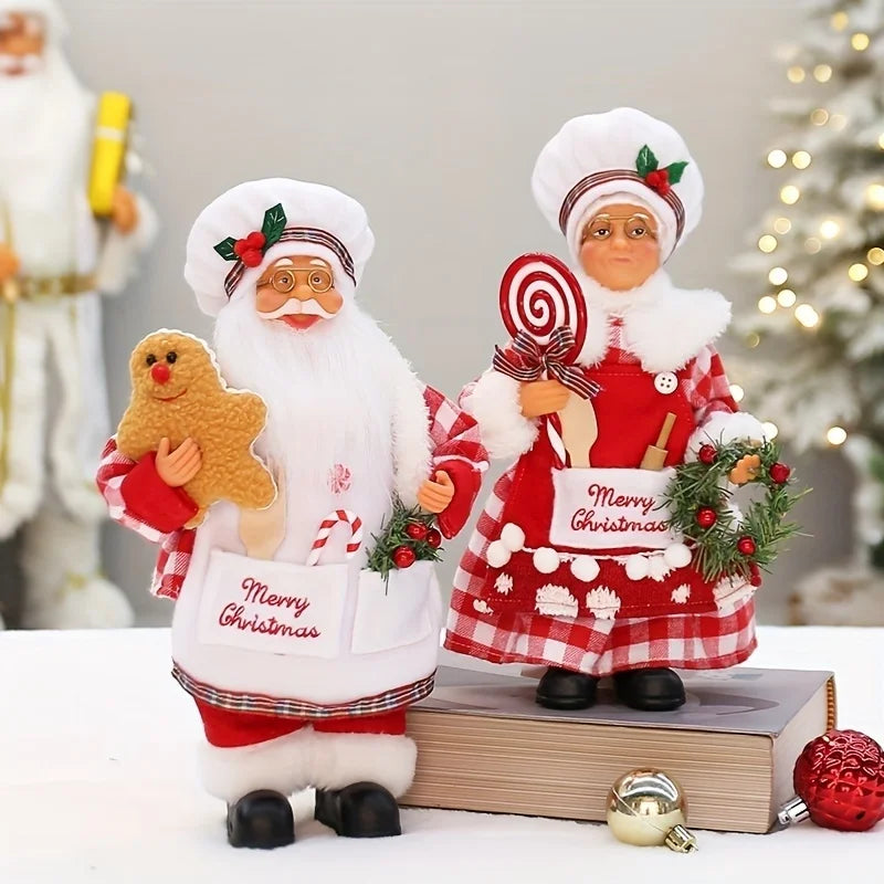 Chef de Noël, décoration d'intérieur, décoration de fête de Noël, décoration d'anniversaire, décorations de table cadeaux de Noël