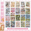 600+ Cartoon-Katzen-Lebenssticker-Bücher, Ästhetische Katzen-Sticker für Journaling, Scrapbook, DIY-Bastelarbeiten, Handyhüllen, Wasserflaschen