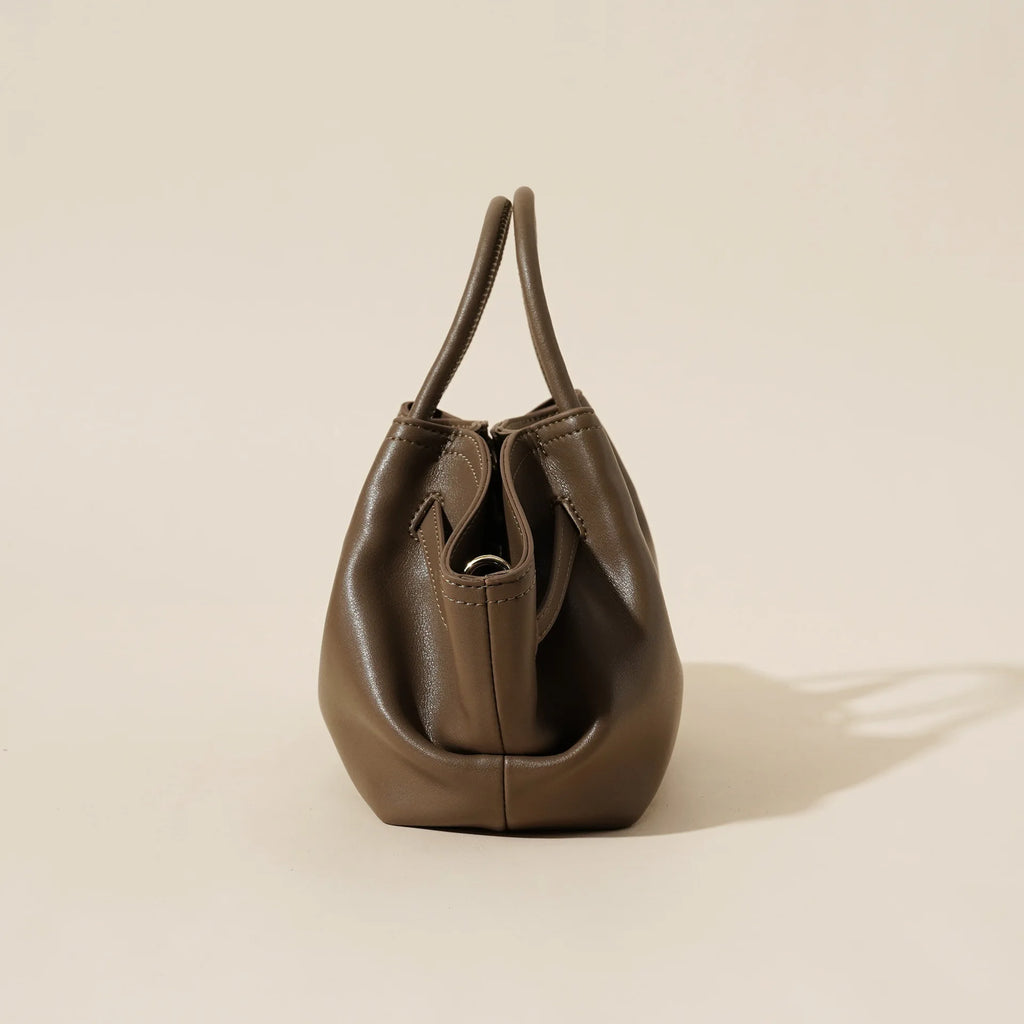 Genuine Leather Dumpling Bag 2026 New Large Capacity Shoulder Bag High Quality Handbag Luxury Women's Bag