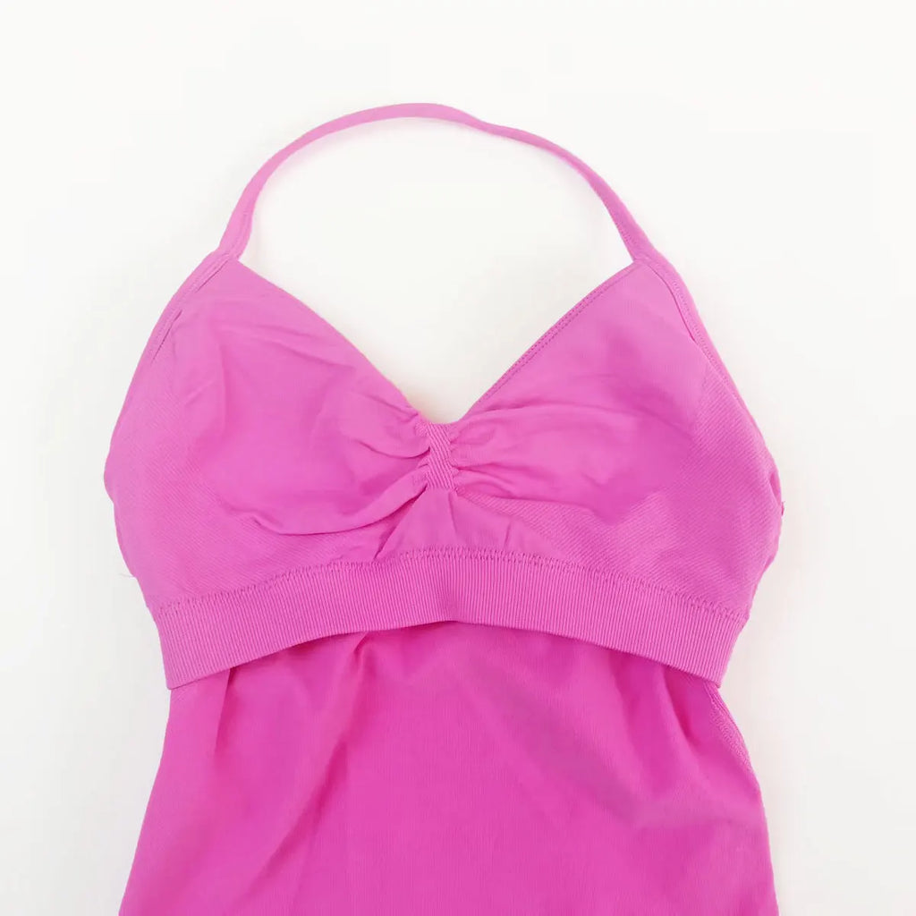 Women’s Seamless Strappy Longline Yoga Top