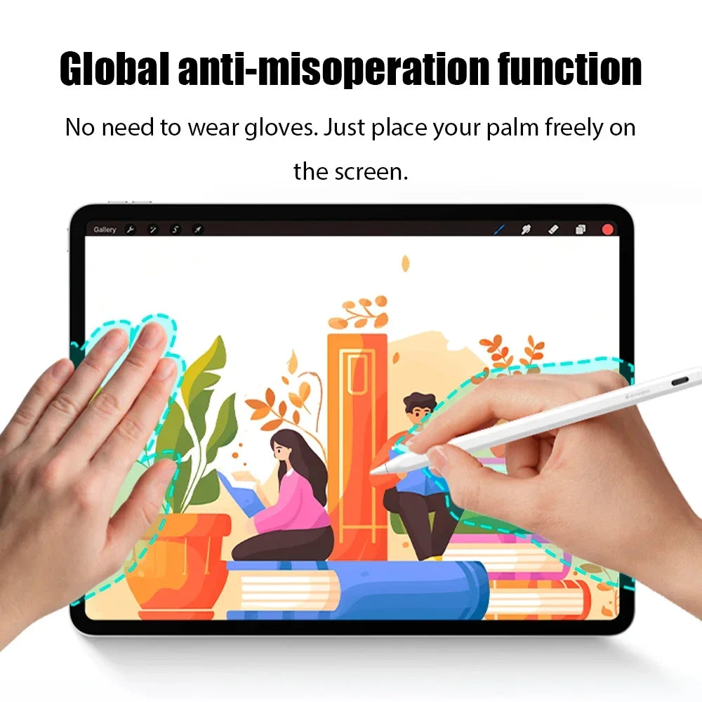 For Apple Pencil 2 Palm Rejection Power Display iPad Accessories iPad A16 Air 11 5 4 Pro11th 13 12.9 M2 M3 M4 Mini 7  Stylus Pen