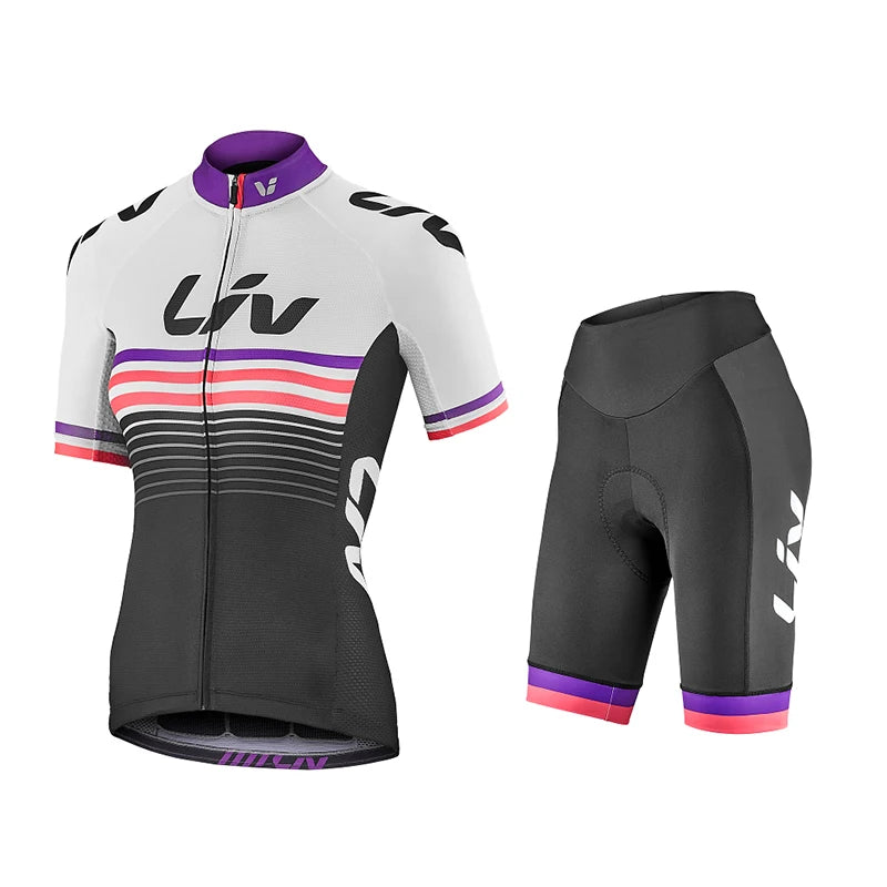 Conjunto de ropa de ciclismo Liv 2023 nuevo para mujer, camiseta de ciclismo, traje de ropa para bicicleta, versión Liv Team, traje de competición, ropa de ciclismo femenina